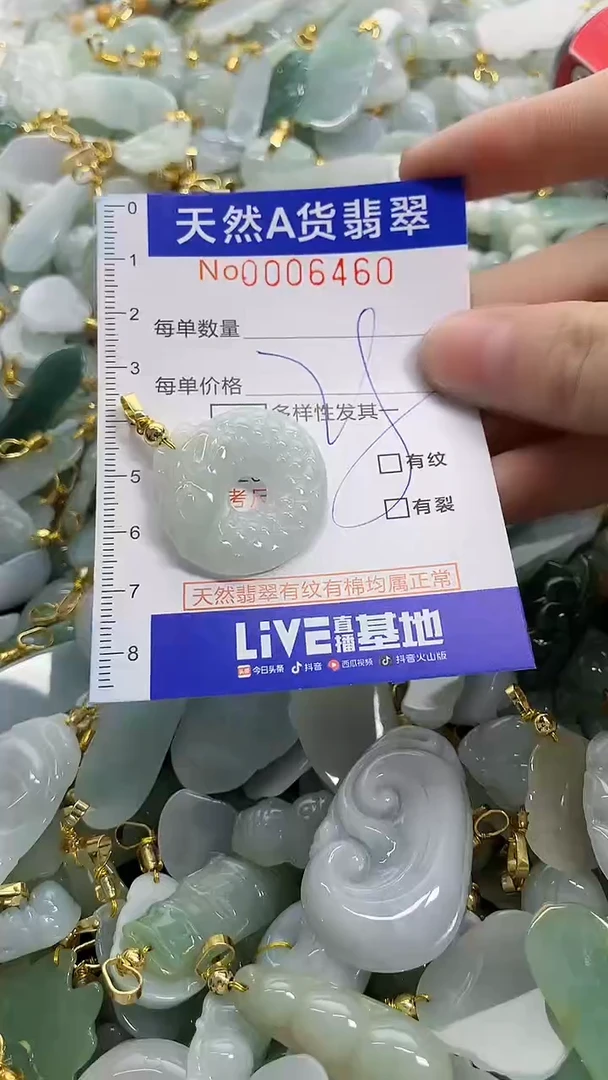 颈饰未镶嵌翡翠天然A货翡翠