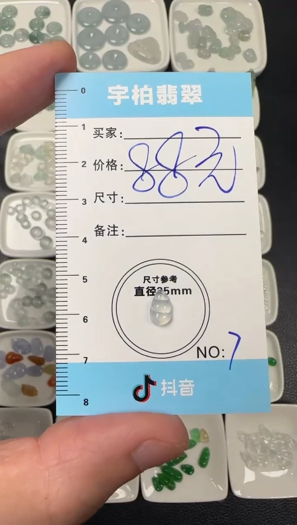 未镶嵌定制翡翠 天然A货翡翠+豆子07