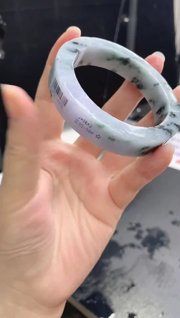 【闪购商品】定制翡翠手镯未镶嵌24   55-58正