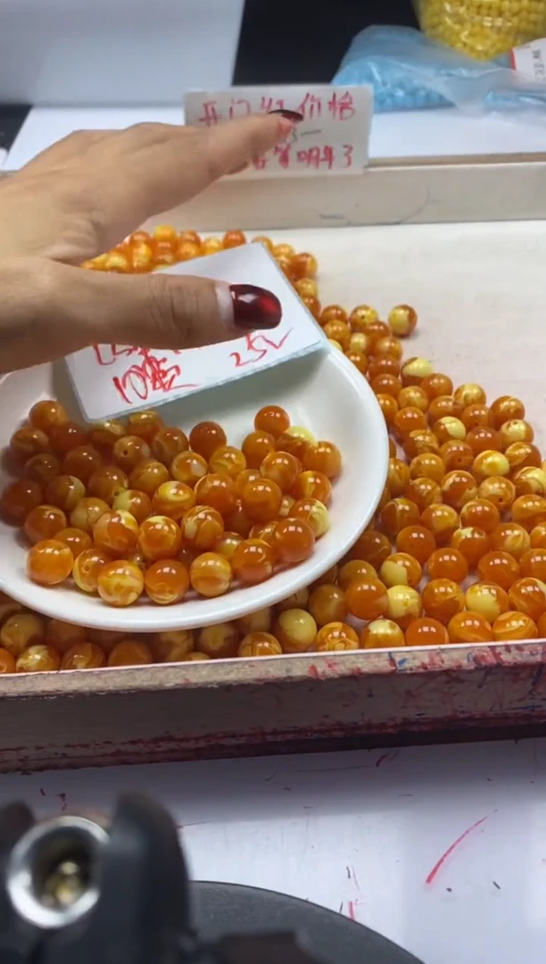 【闪购商品】蜜蜡颈饰未镶嵌w172老花蜡10mm*10颗