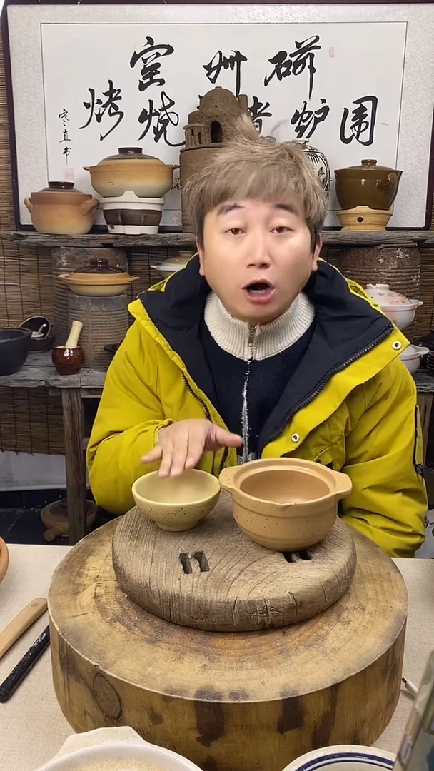 土陶迷你一人食炖盅煨汤小土锅（可明火.可干烧）