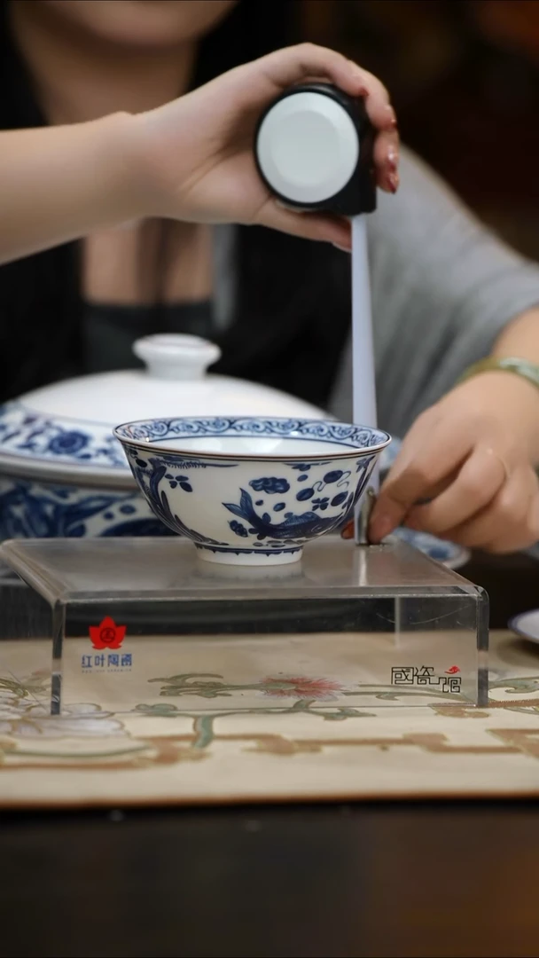 1个正价元青花富贵有余加大饭碗