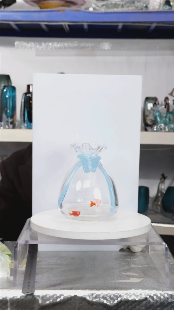 【闪购商品】琉璃【幻彩】高20精品琉璃正常手工痕迹