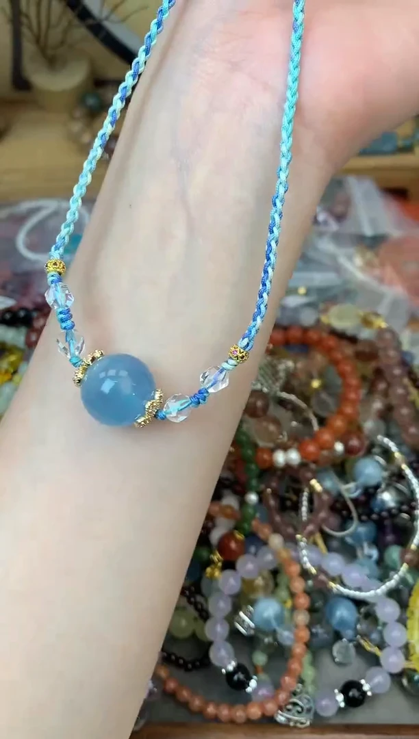 【闪购商品】海蓝宝石颈饰未镶嵌170