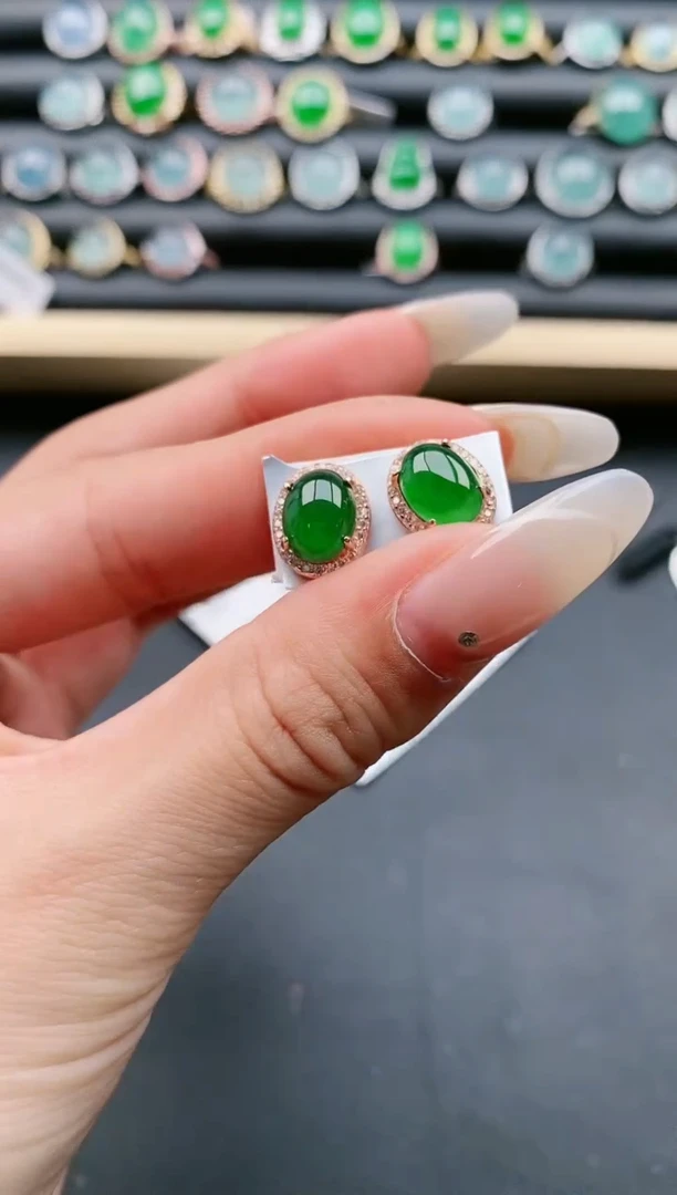 【闪购商品】翡翠戒指银S925镶嵌1111111