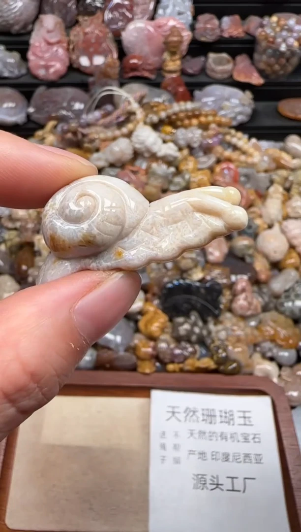 【闪购商品】硅化珊瑚（珊瑚玉）颈饰未镶嵌092