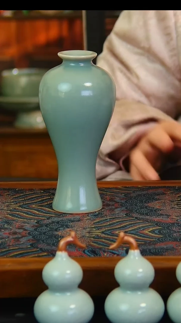 瓷片仿古梅瓶仿古