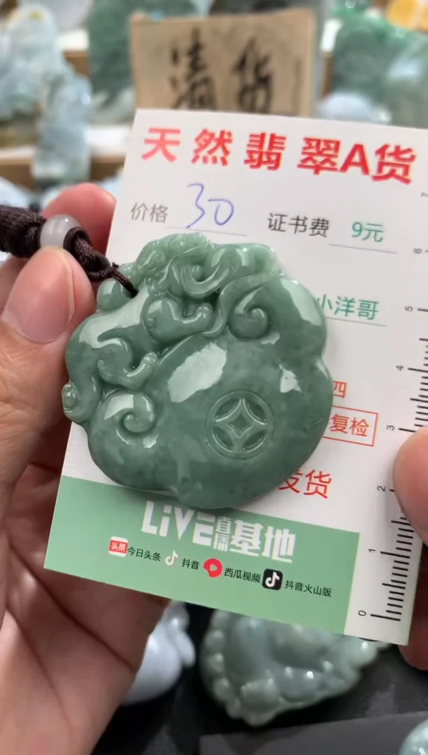 吊坠(不含链)未镶嵌翡翠1