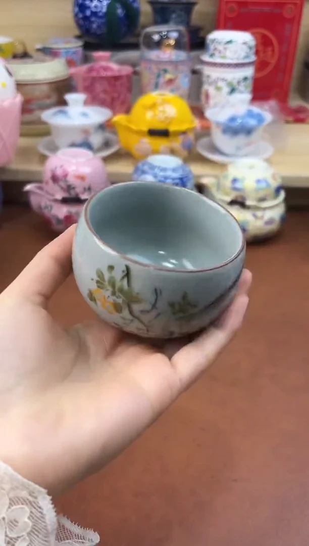 陶陶瓷茶具摆件旅行套组