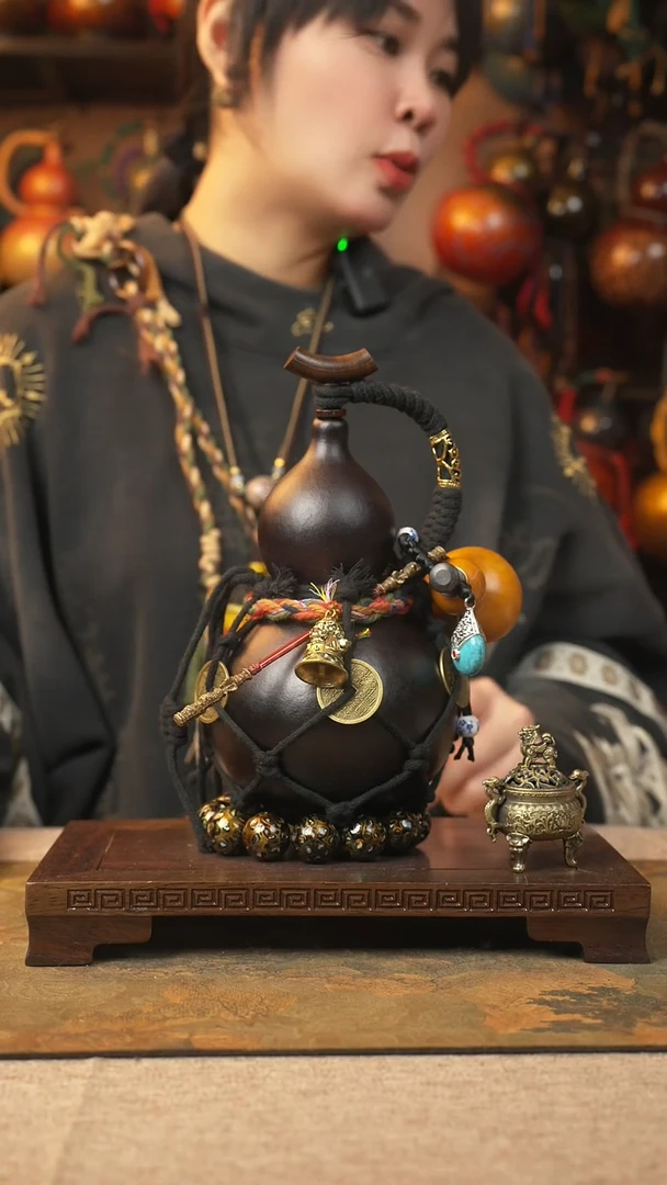 【闪购商品】094大漆葫芦一物一拍记葫堂出品