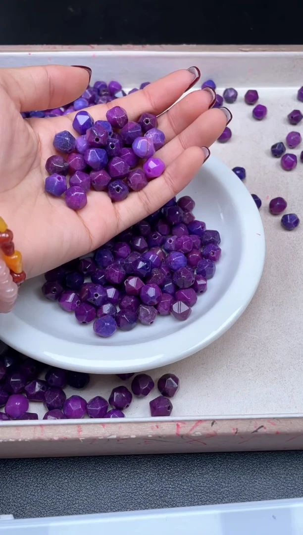 【闪购商品】玛瑙/玉髓颈饰未镶嵌w2156舒俱来切面10mm*20