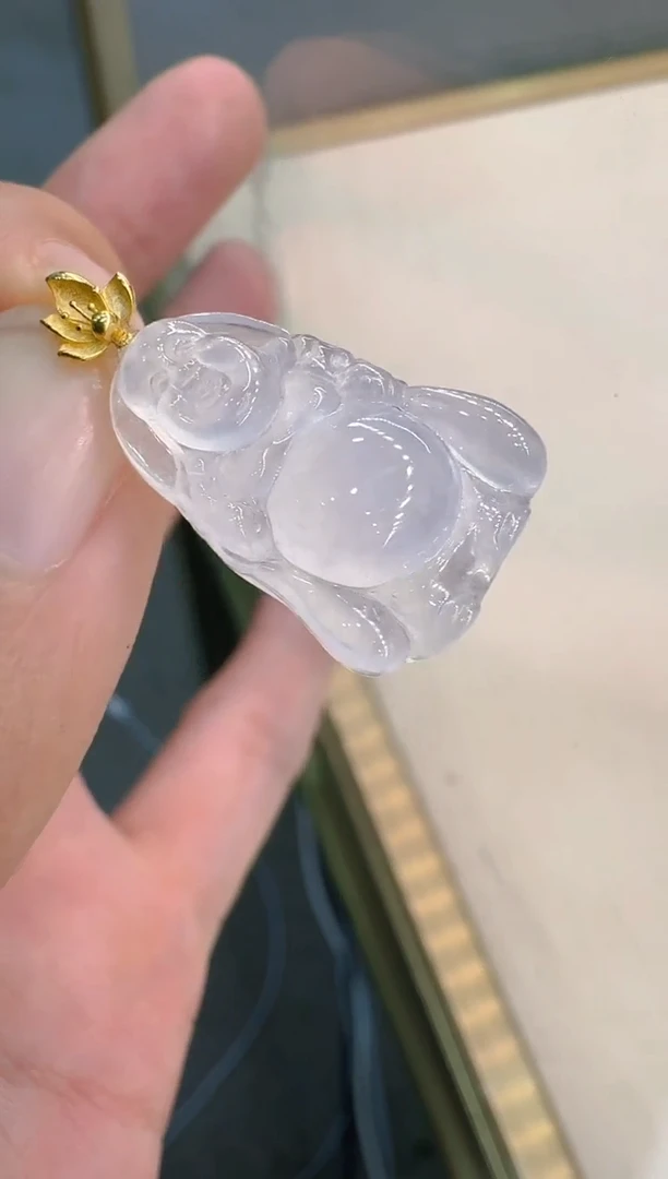 吊坠(不含链)18K金镶嵌翡翠多样性团购发一件