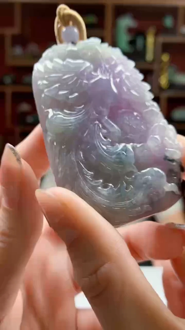 定制翡翠未镶嵌1095ry-毛货挂件