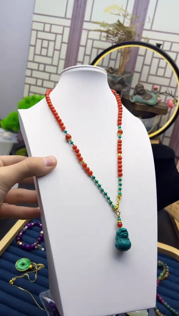 【闪购商品】翡翠颈饰14K金镶嵌X310