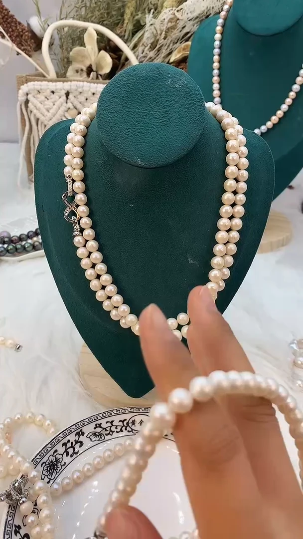 【闪购商品】淡水珍珠项链合金4