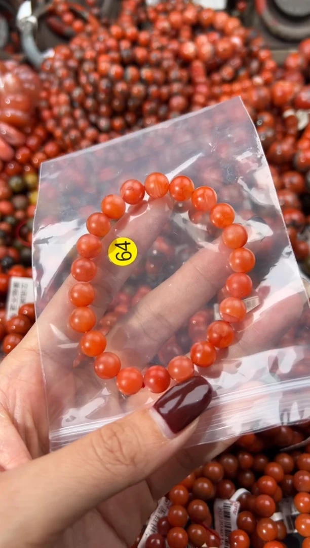 未镶嵌手串南红玛瑙8+