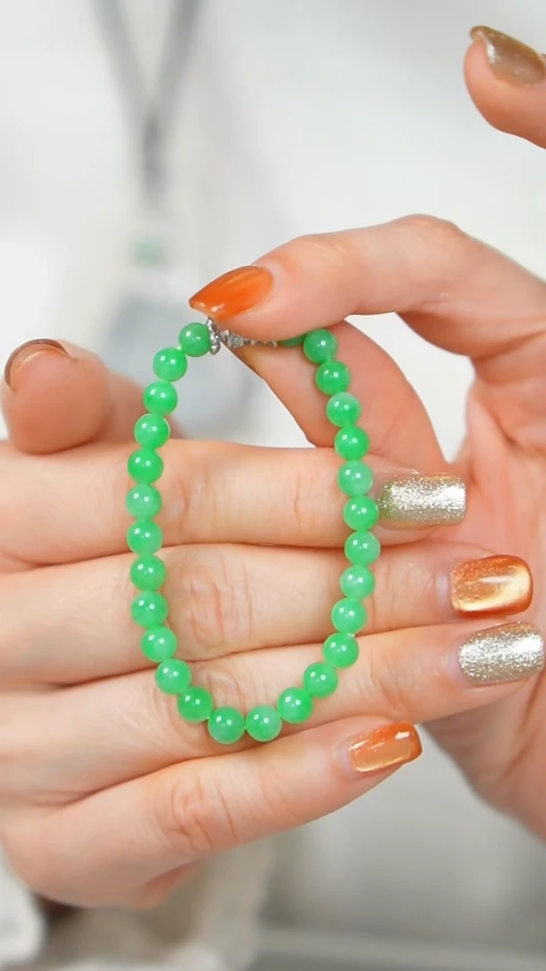 【闪购商品】翡翠手串未镶嵌76号-珠串/姿/3