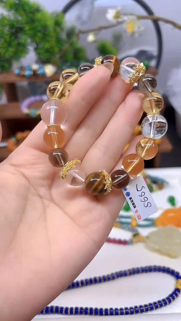 未镶嵌手链水晶S665