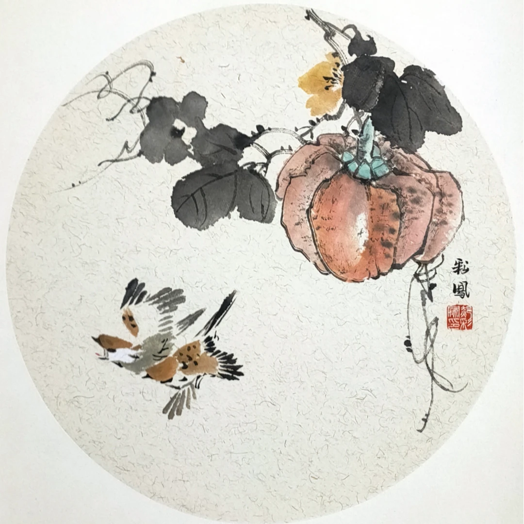 纯手绘国画作品6