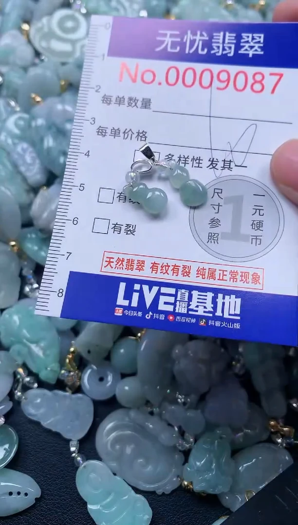 颈饰未镶嵌翡翠9087