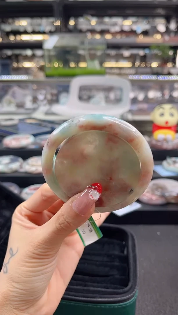 未镶嵌手镯石英质玉圈口（赠品镯心）