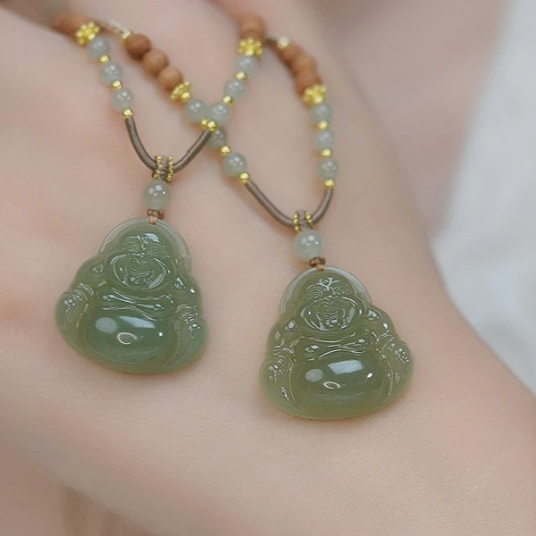 【福香】【零零】和田玉佛公+饱满+高冰气质吊坠 *多样性发一件
