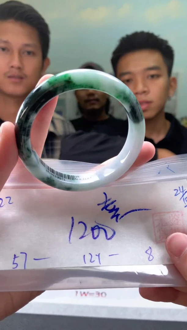 未镶嵌手镯翡翠幸**心翡翠手镯 下单联系小耳机#22