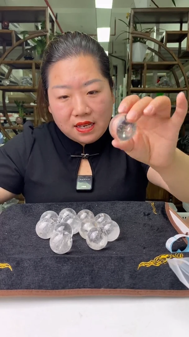 球未镶嵌水晶白水晶球D311多样性发其一70-80