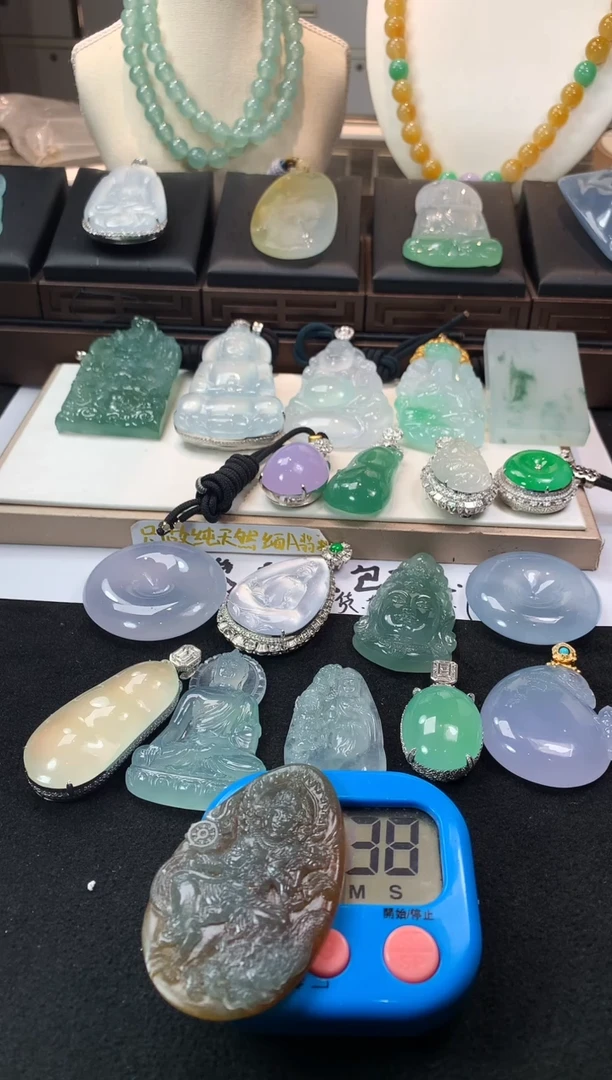未镶嵌定制翡翠管****️  S毛货不退不换