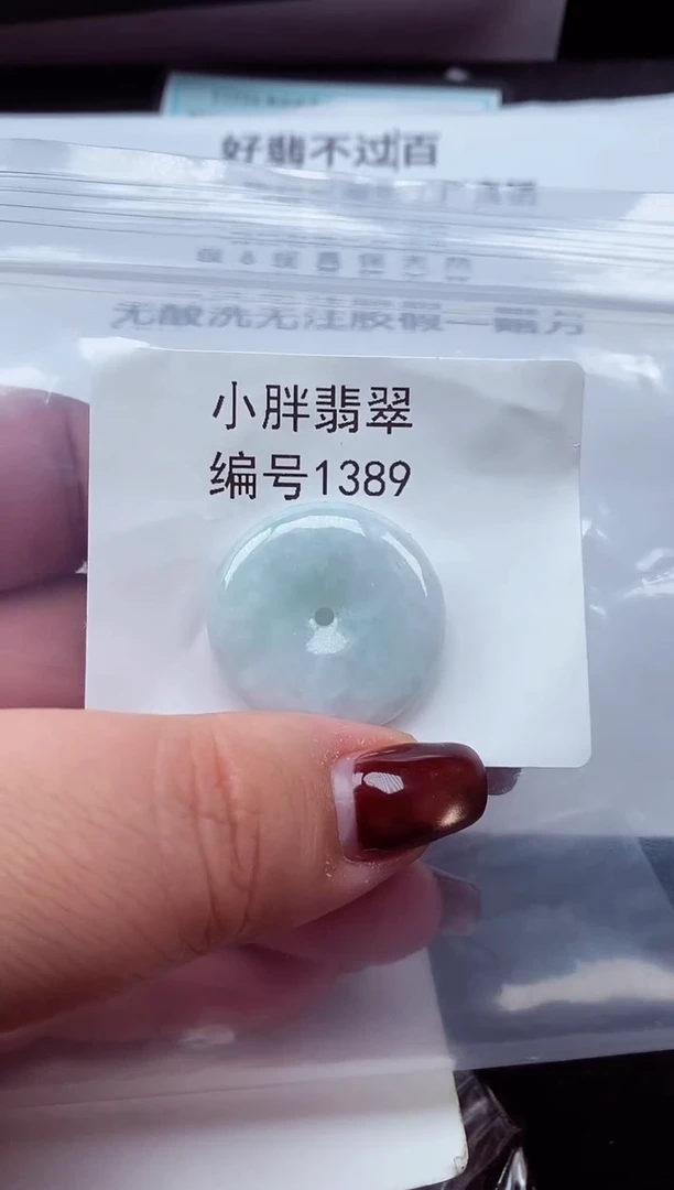 颈饰未镶嵌翡翠缅甸天然A货翡翠1389
