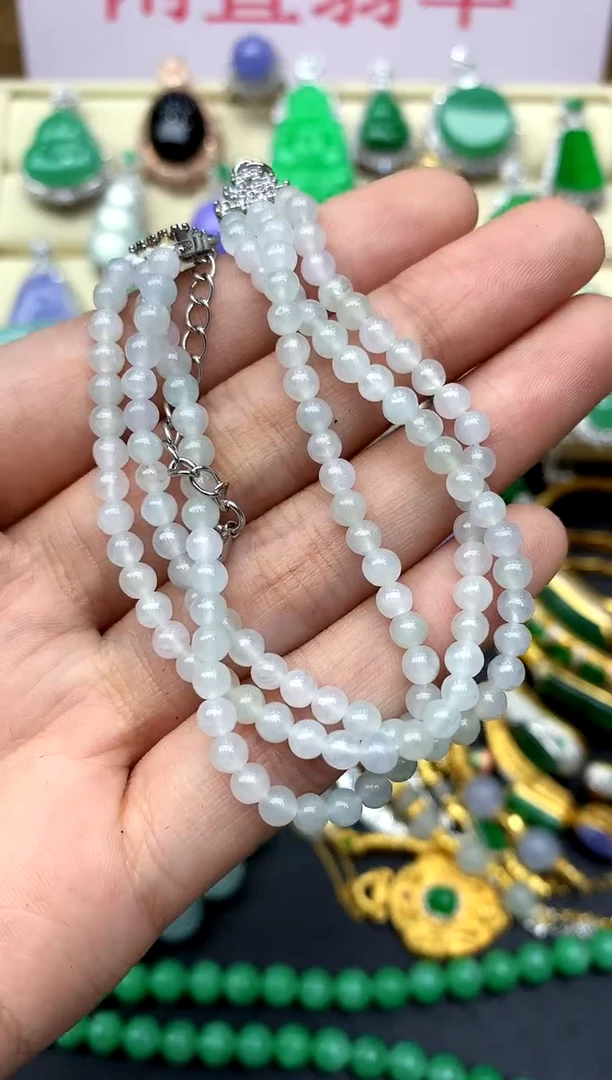 未镶嵌手串翡翠93-中国好珍宝