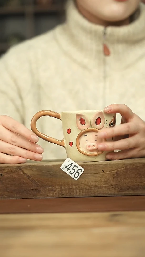 设计师手作款 喵喵系列杯