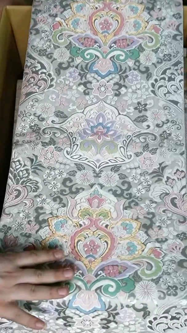 织绣织锦108六通唐草花
