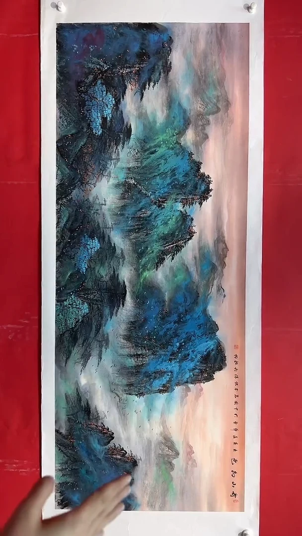 国画画家陆远华纯手绘原作