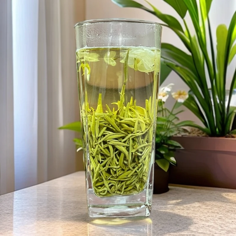 鑫茗飘雪【甘露飘雪2号】四川雅安茉莉飘雪炒花飘雪茉莉花茶新茶