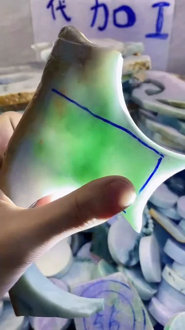 裸石翡翠纯天然翡翠A货324