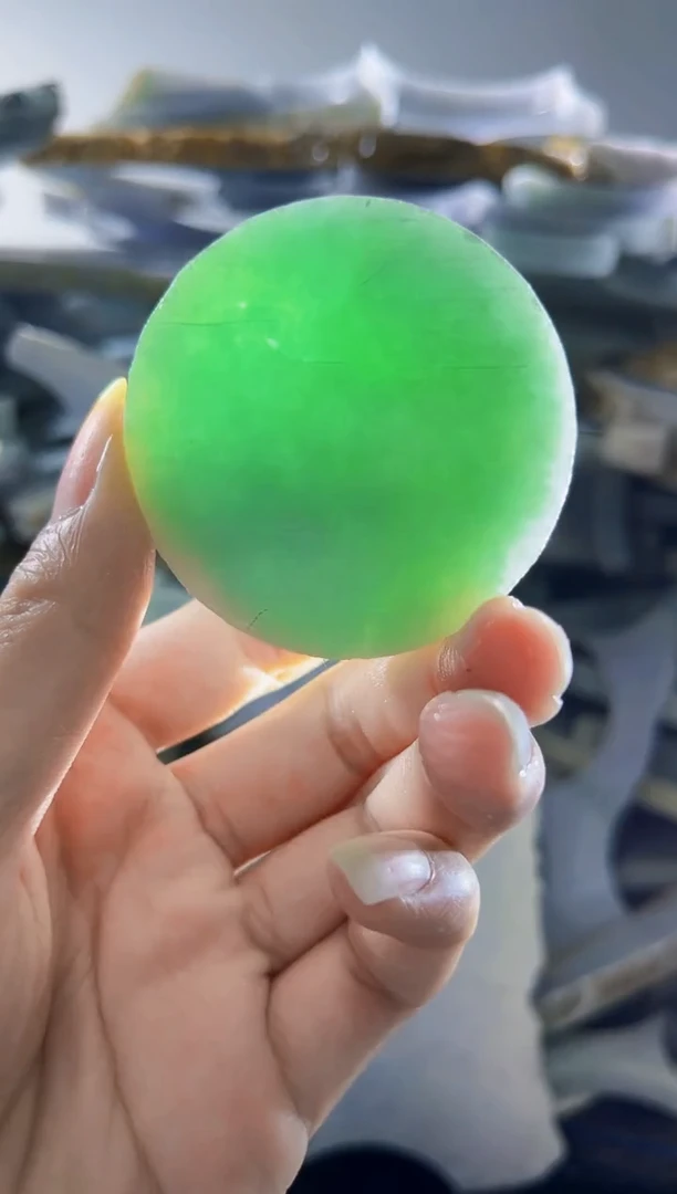 裸石翡翠缅甸翡翠A货陈6456