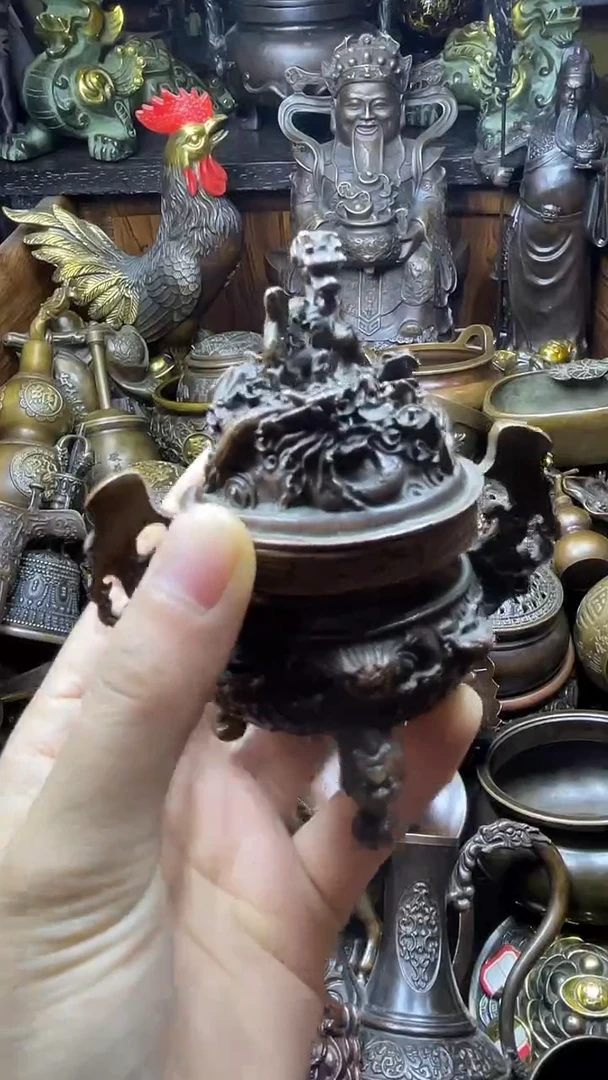 闪购链接，点击下单，有运费险，铜摆件