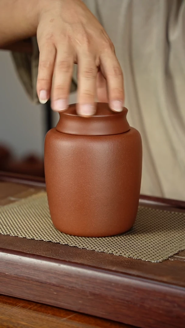 宜兴原矿紫砂茶叶罐