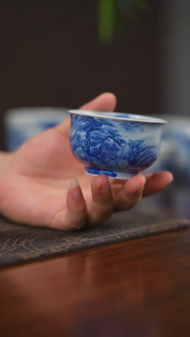 其他醉美山水砚菲轩重工山水内绘单杯