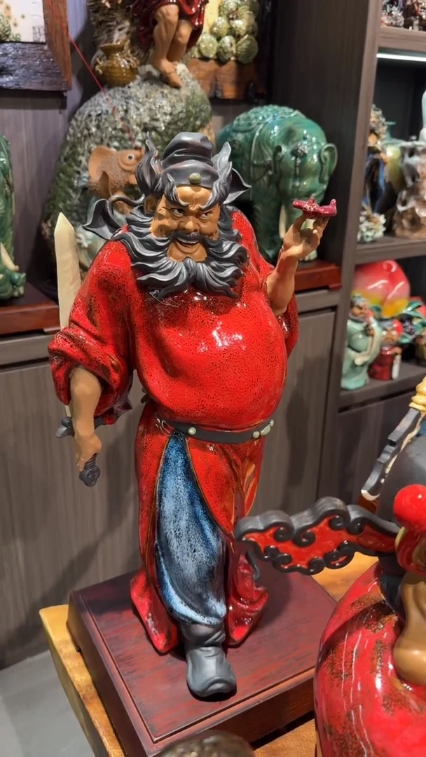 陶瓷马****）胜算钟馗一件