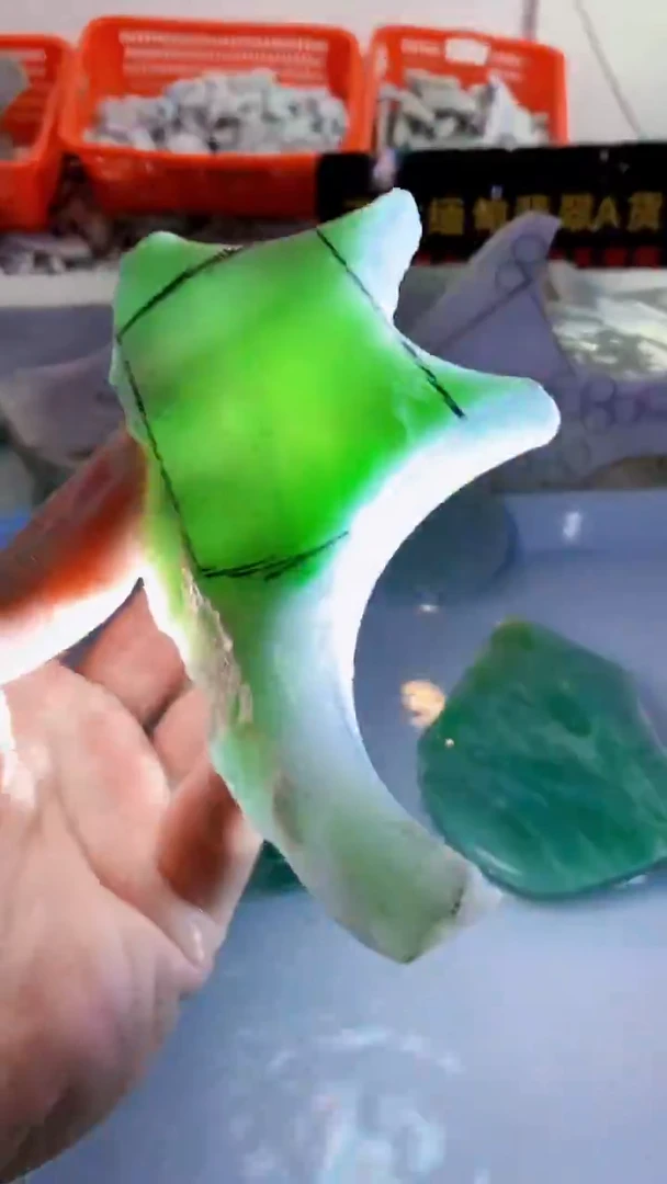 颈饰未镶嵌翡翠缅甸翡翠A货35