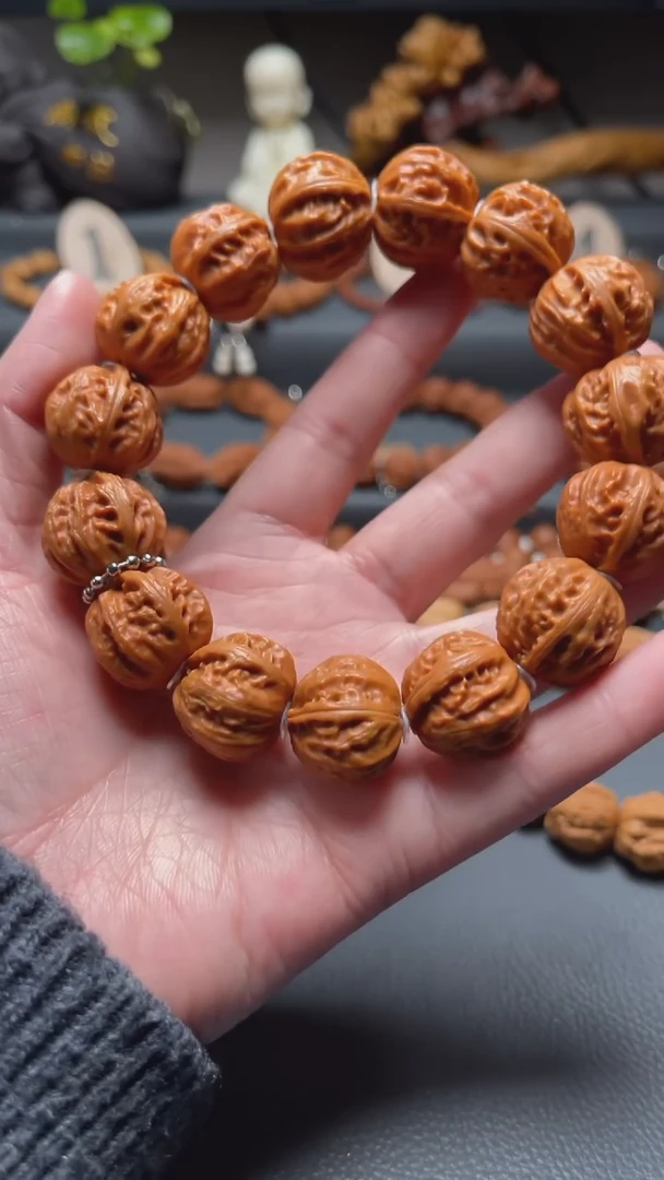 【闪购商品】文玩核桃吊坠文玩手串