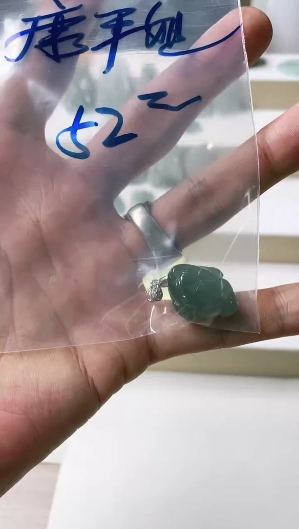 颈饰未镶嵌翡翠康*28天然缅甸翡翠A货
