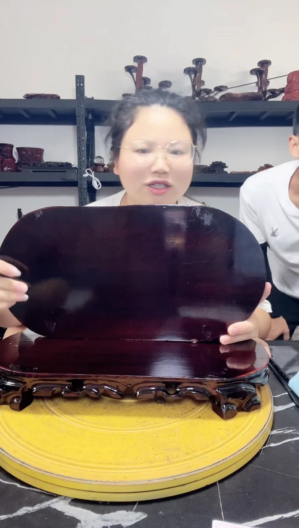紫檀木类端景台银**舞040