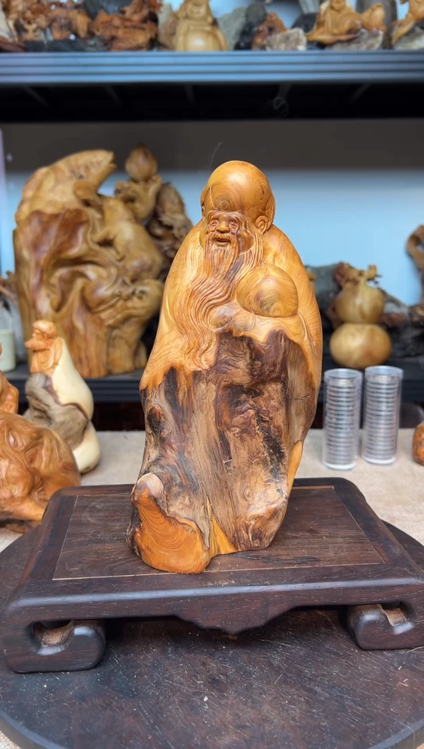 柏木（崖柏）崖柏雕刻件