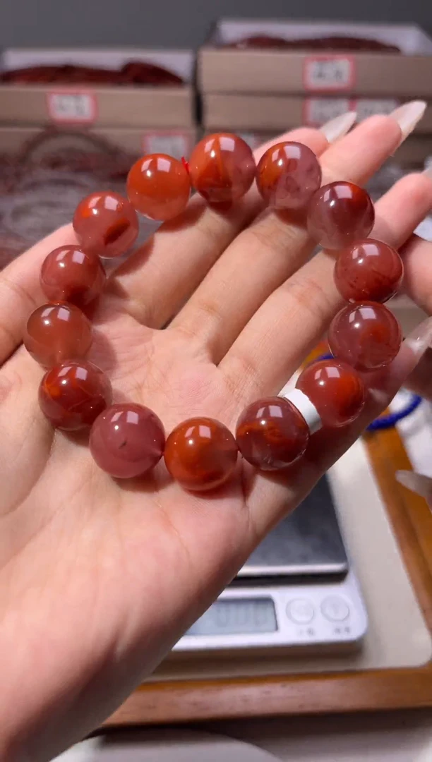 手链未镶嵌南红玛瑙天然南红玛瑙手串