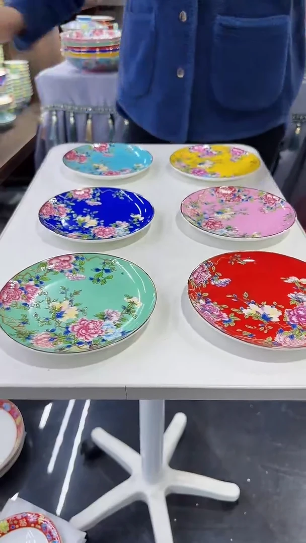 【闪购商品】瓷片6英寸骨碟6个景德镇陶瓷