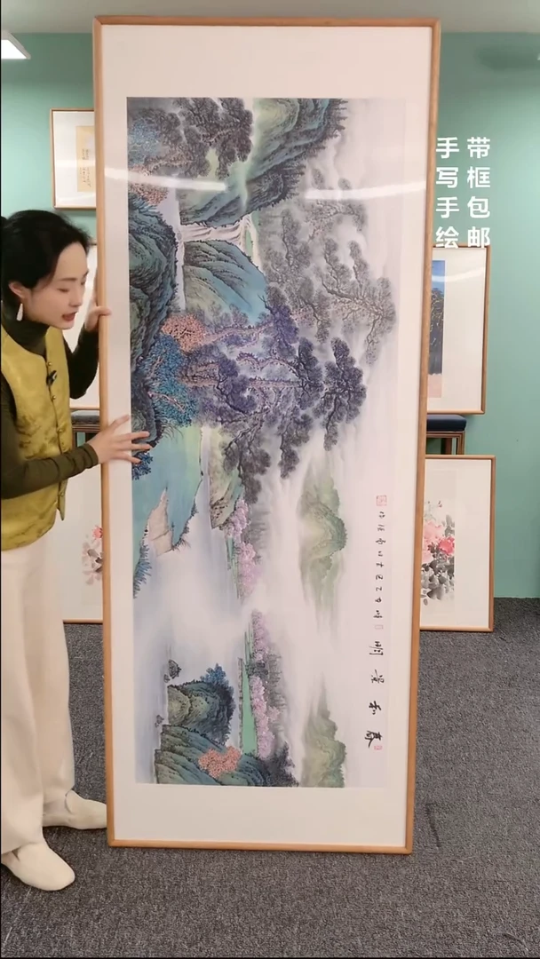 【闪购商品】国画春和景明210*80曹勇强