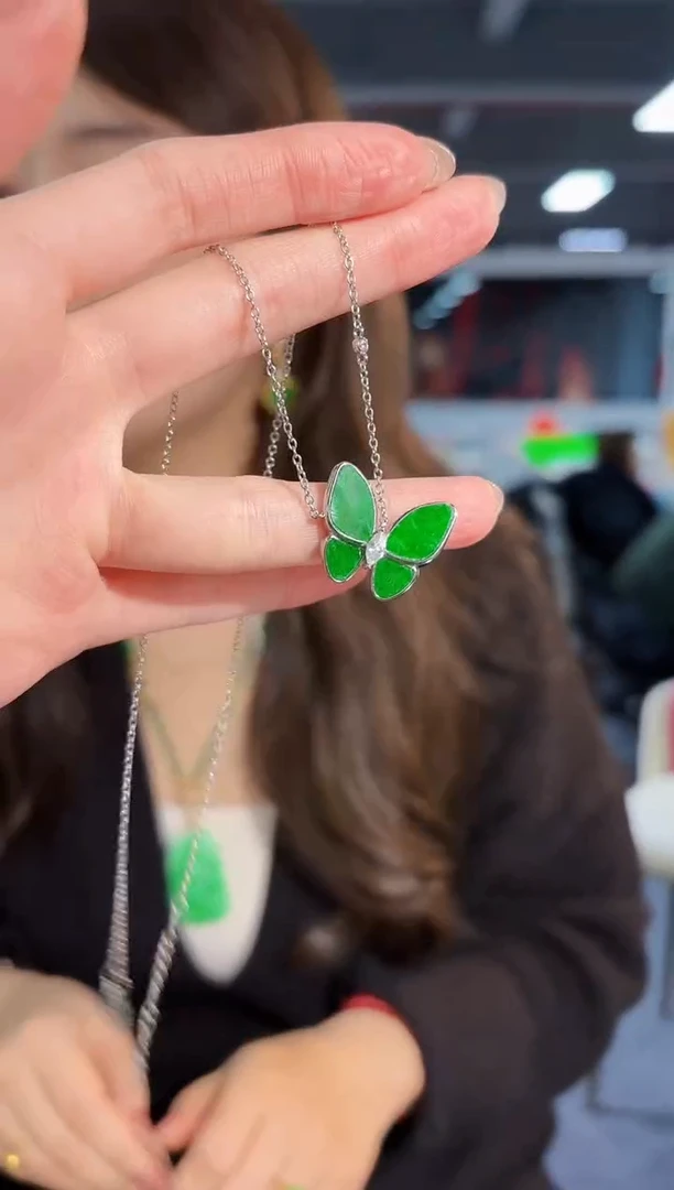 【闪购商品】翡翠颈饰未镶嵌缅料A货/支持复检/一件